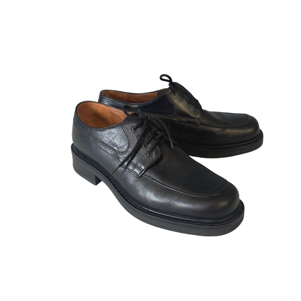 Nunn Bush NXXT Mens Black Leather Oxford Dress Shoes Size 10 1/2 JS